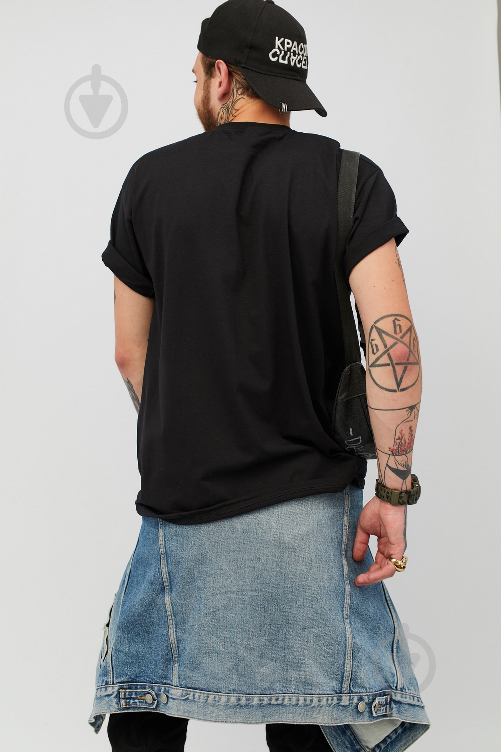 Футболка YAPPI MB1069 р.S черный - фото 3