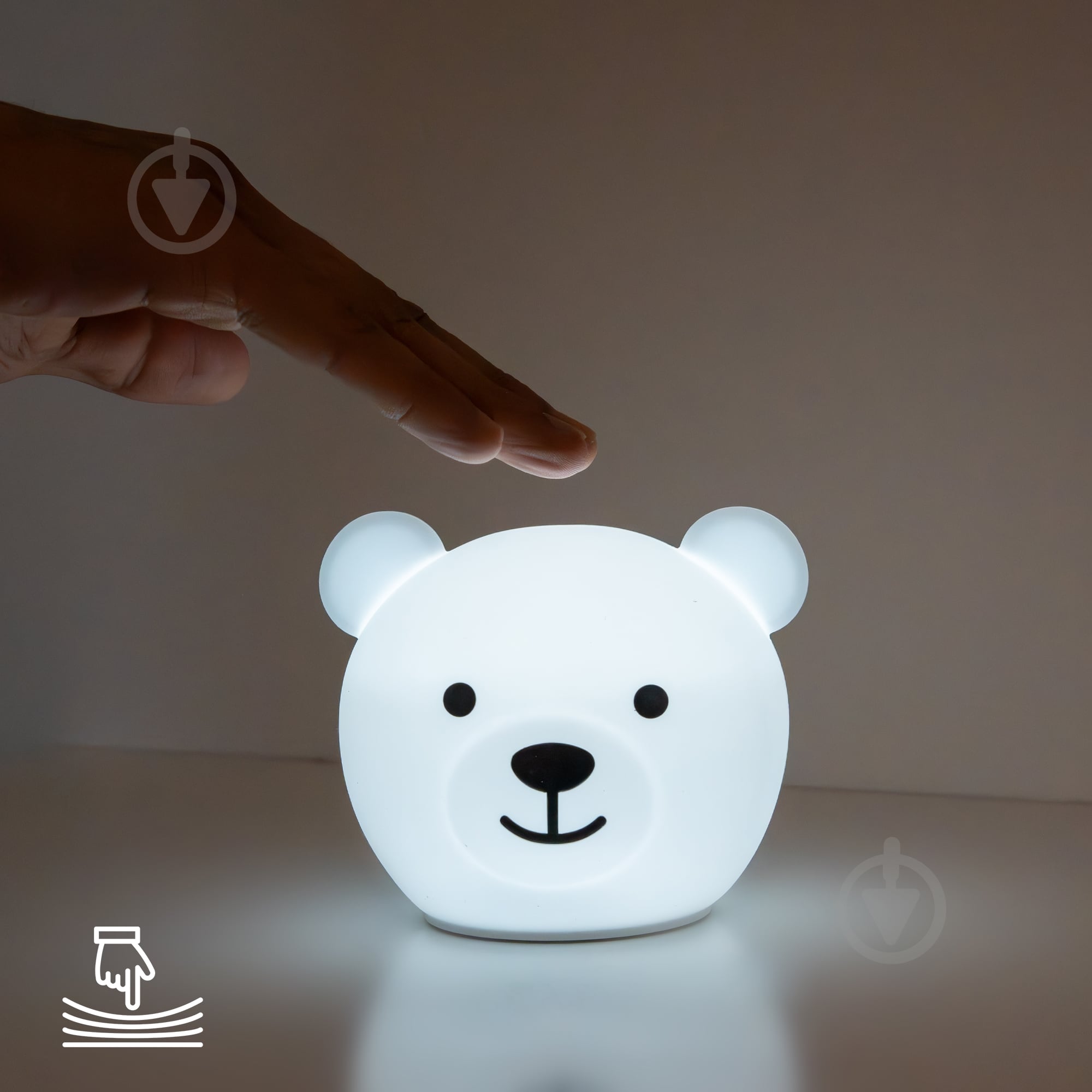 Нічник 3D Led Zazu Bear білий ZA-BOR-01 - фото 2