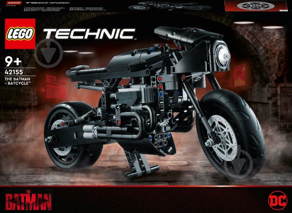 Конструктор LEGO Technic Бетмен: Бетцикл 42155 - фото 1 Конструктор LEGO Technic Бетмен: Бетцикл 42155 - фото 1