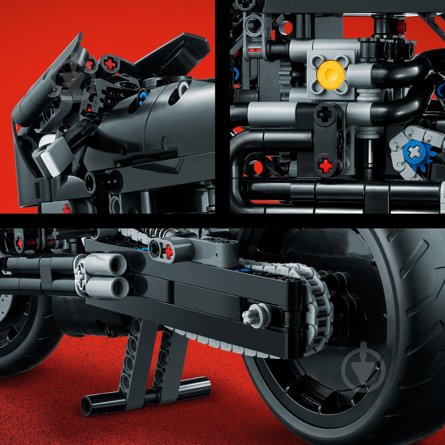 Конструктор LEGO Technic Бетмен: Бетцикл 42155 - фото 9 Конструктор LEGO Technic Бетмен: Бетцикл 42155 - фото 9