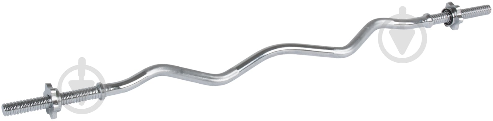 Гриф c замками InterAtletika 120 см В2-12 - фото 2