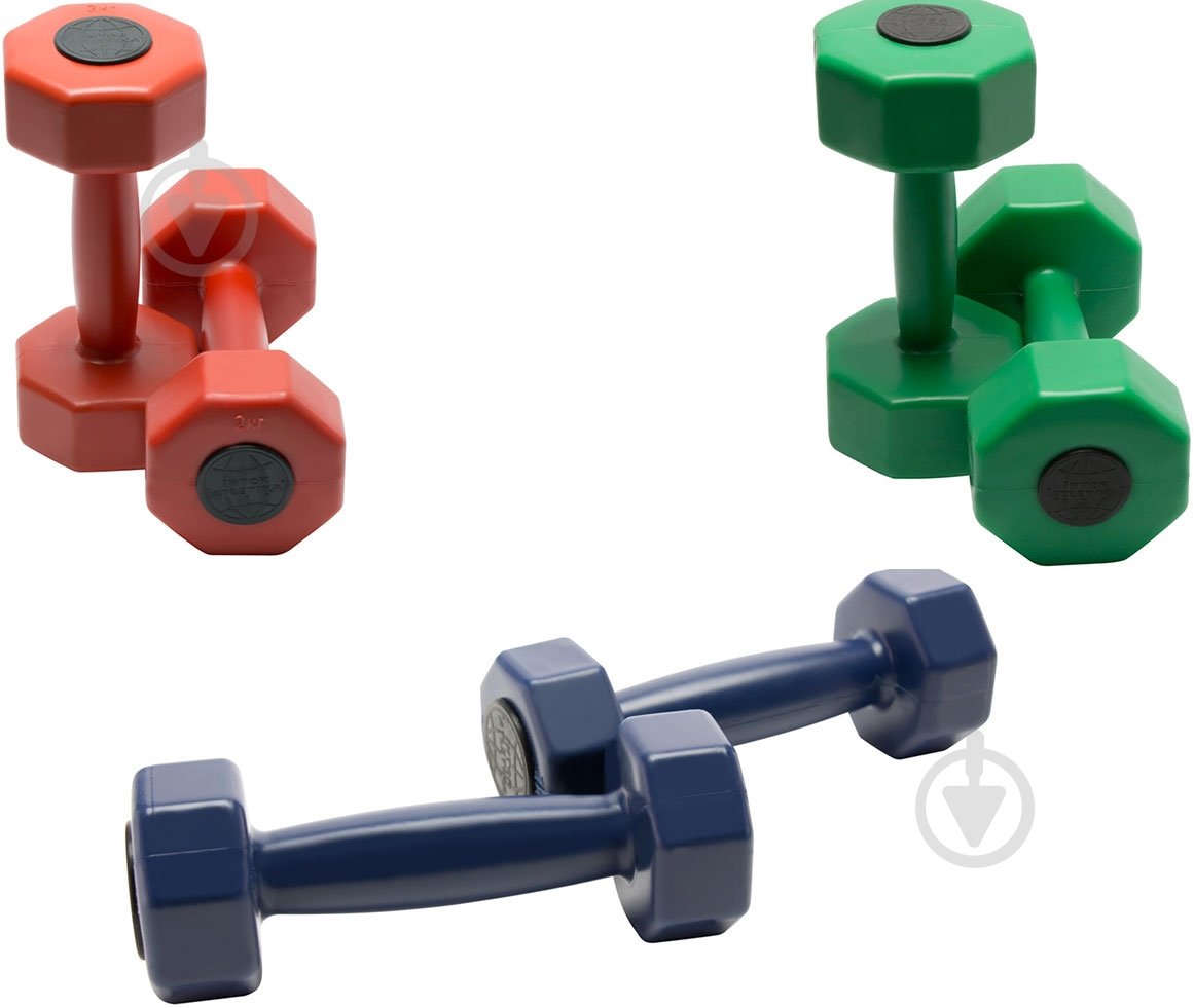 Гантель InterAtletika ST 560.3-3 2x3 кг в ассортименте - фото 1