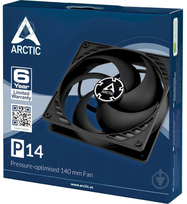 Вентилятор для корпуса Arctic P14 (ACFAN00123A) - фото 2 Вентилятор для корпуса Arctic P14 (ACFAN00123A) - фото 2