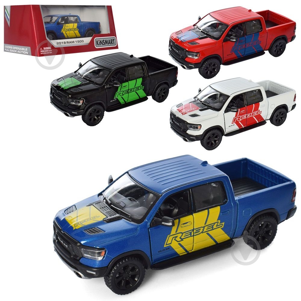 Автомодель Kinsmart 1:48 Dodge RAM 1500 2019 KT5413WF - фото 2