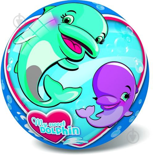 Мяч STAR Дельфины 23 см 11/2847 - фото 1 Мяч STAR Дельфины 23 см 11/2847 - фото 1