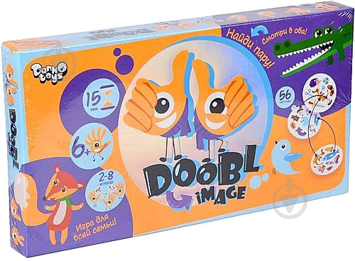 Гра настільна Danko Toys DOOBL IMAGE. Знайди пару (рус.) DBL-01-01 - фото 1