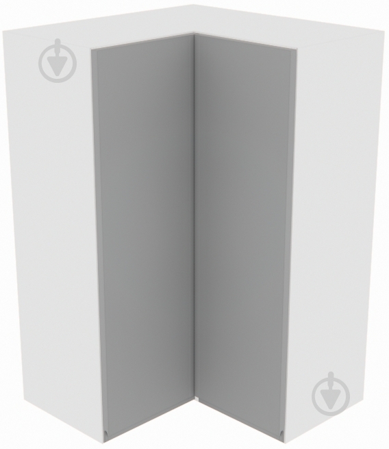 Шкаф Влада (В 60х60 прямой (920)правая) серый бархат/белый - фото 1 Шкаф Влада (В 60х60 прямой (920)правая) серый бархат/белый - фото 1