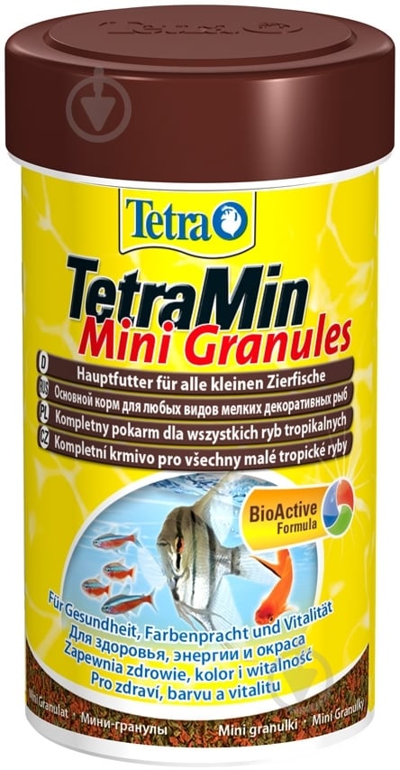 Корм Tetra Min Mini Granules 100 мл (рыба и побочные рыбные продукты) - фото 1