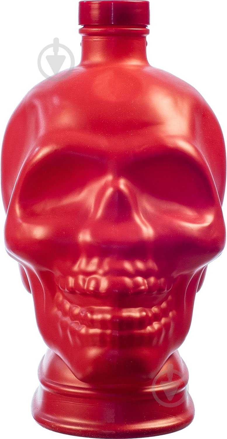 Графин GlassGo Череп 1000 мл красный - фото 1