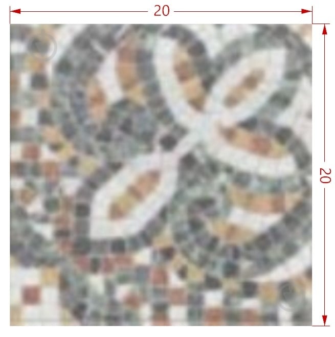 Плитка Mainzu Via Augusta Mosaicos 20x20 см - фото 2