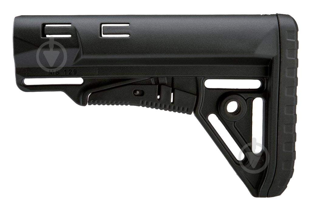 Приклад DLG Tactical DLG-129 SHARP BUTTSTOCK (Mil-Spec) BLACK - фото 4