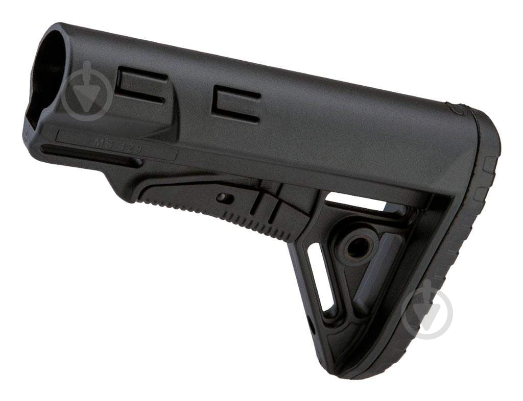 Приклад DLG Tactical DLG-129 SHARP BUTTSTOCK (Mil-Spec) BLACK - фото 3