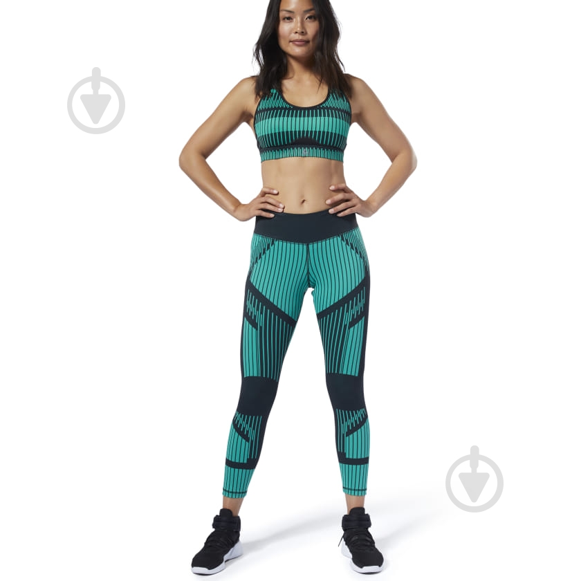 Лосины Reebok C LuxBoldTight2.0 9 DY8043 р.M зеленый - фото 7 Лосины Reebok C LuxBoldTight2.0 9 DY8043 р.M зеленый - фото 7