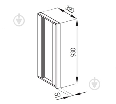Шкаф Влада (В вставка (920)) белый шелк/белый - фото 4 Шкаф Влада (В вставка (920)) белый шелк/белый - фото 4