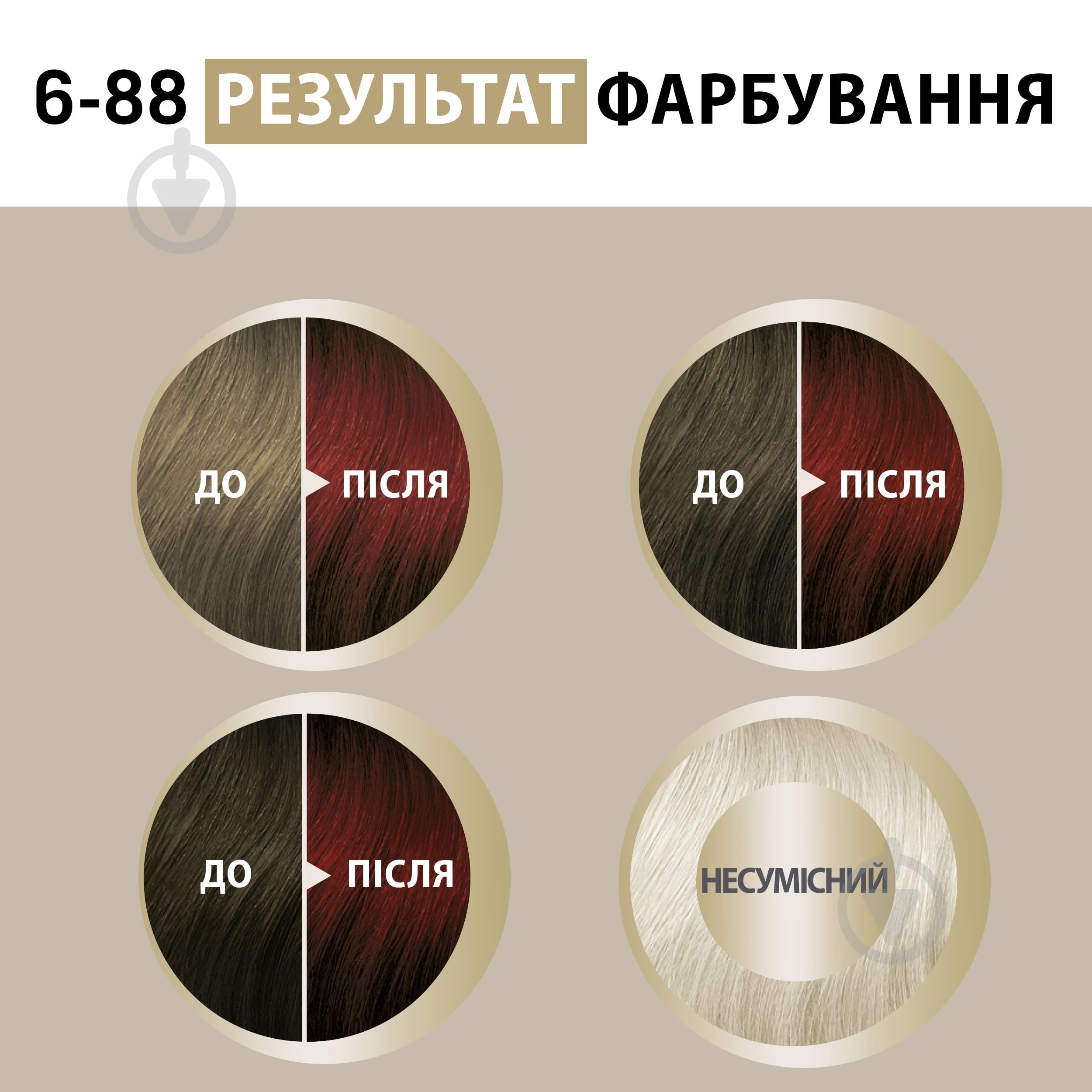 ᐉ Краска для волос Schwarzkopf Creme Supreme 6-88 Красный Темно