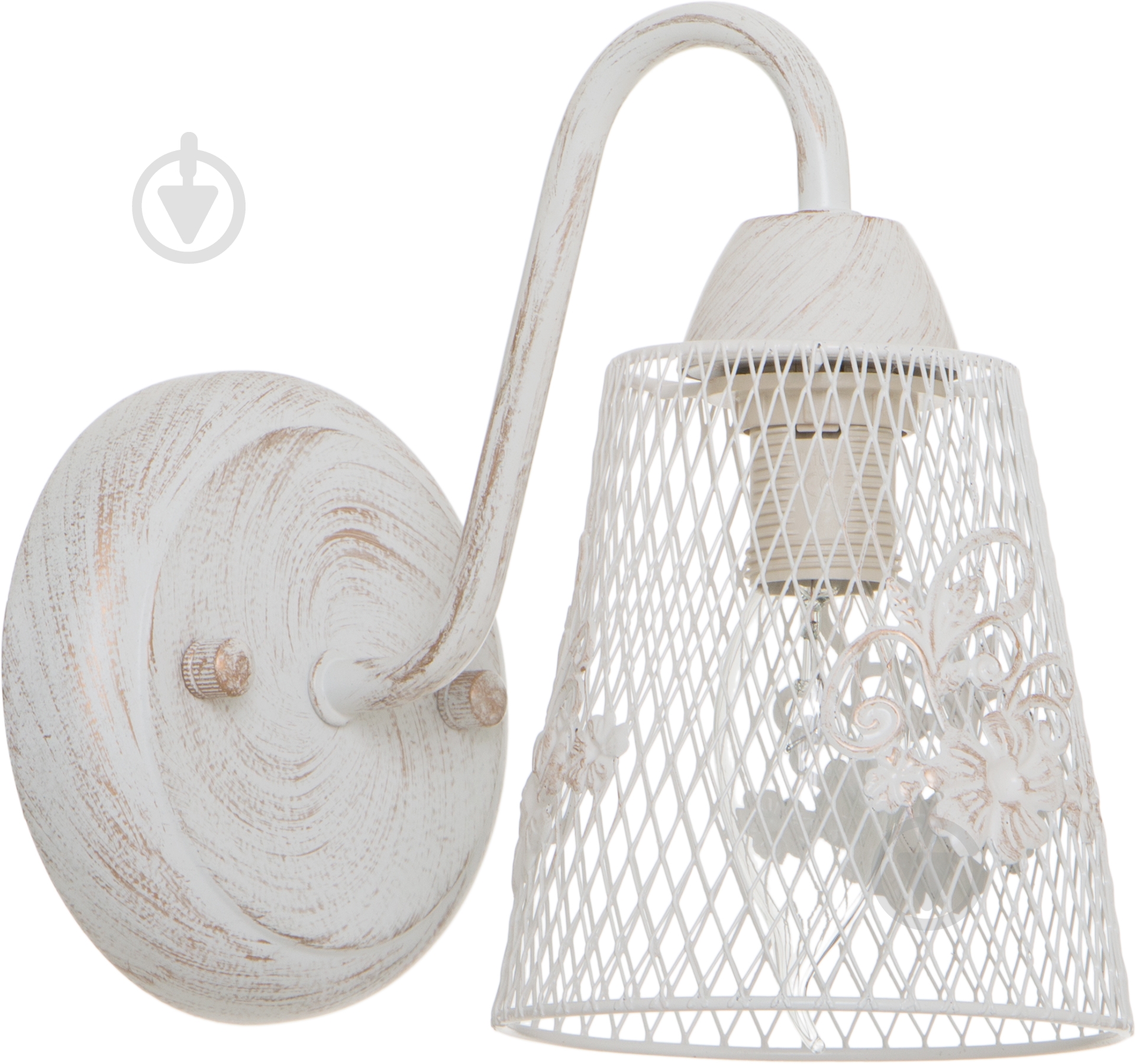 Бра Accento lighting Navarra 1x60 Вт E14 белый ALDW-MB3204-1A - фото 1