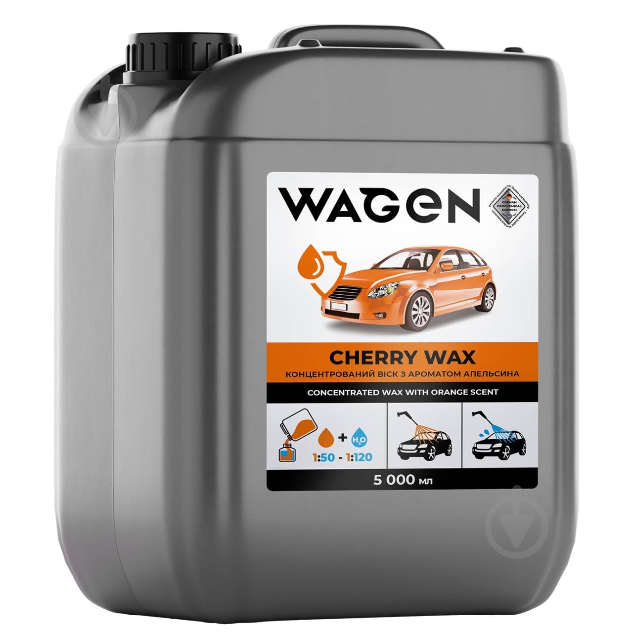 Воск высококонцентрированный Orange Wax WAGEN мл5000 - фото 1 Воск высококонцентрированный Orange Wax WAGEN мл5000 - фото 1