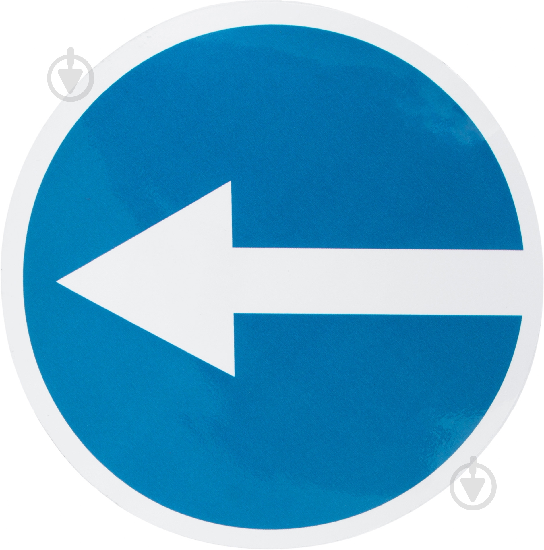 Наліпка Об'їзд зліва - фото 1