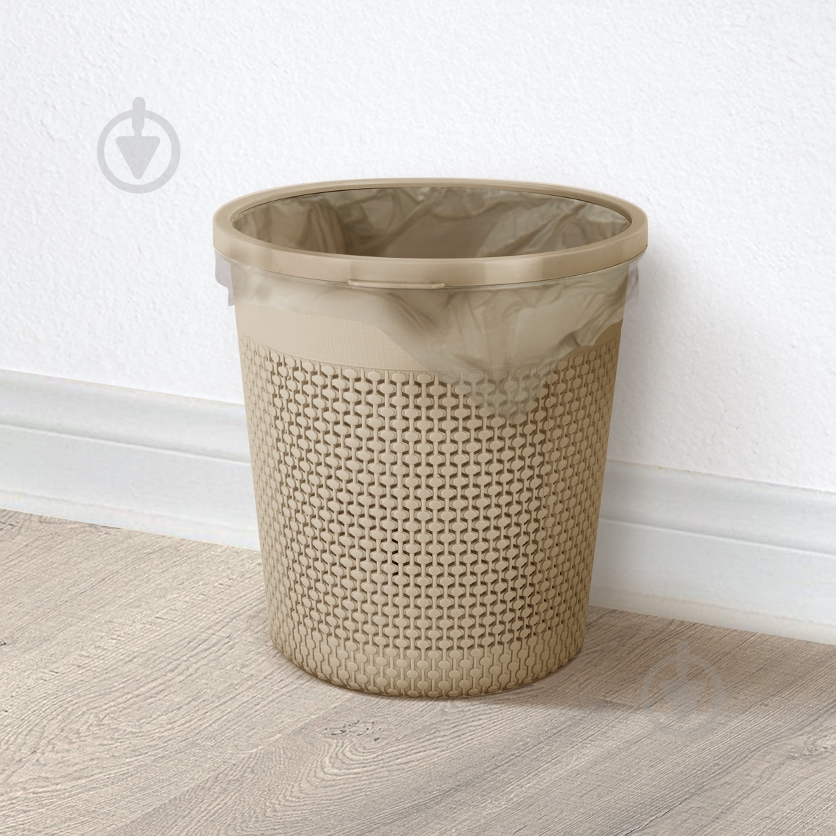 Ведро обычное MVM 9 л коричневый - фото 3