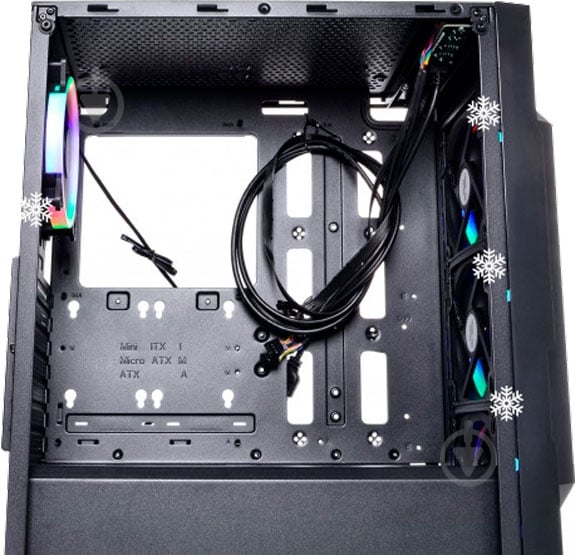 Корпус QUBE Strike 600W APFC Black (STRIKE_F36U3) - фото 7