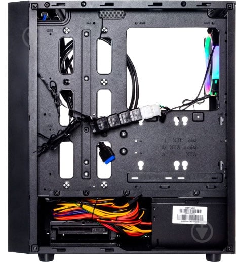 Корпус QUBE Strike 600W APFC Black (STRIKE_F36U3) - фото 5