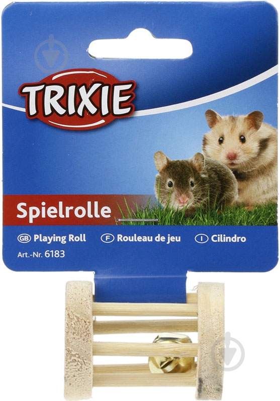 Валик Trixie для грызунов с колокольчиком 3,5х5 см 6183 - фото 3