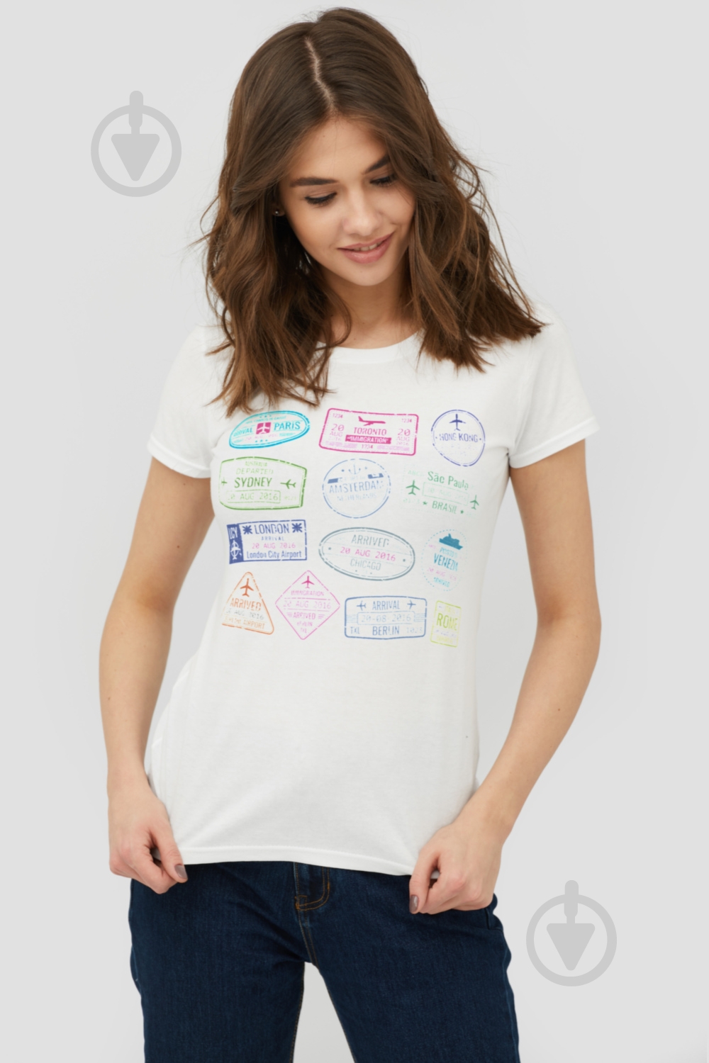 Футболка YAPPI Basic WW1007 р.S білий - фото 1 Футболка YAPPI Basic WW1007 р.S білий - фото 1