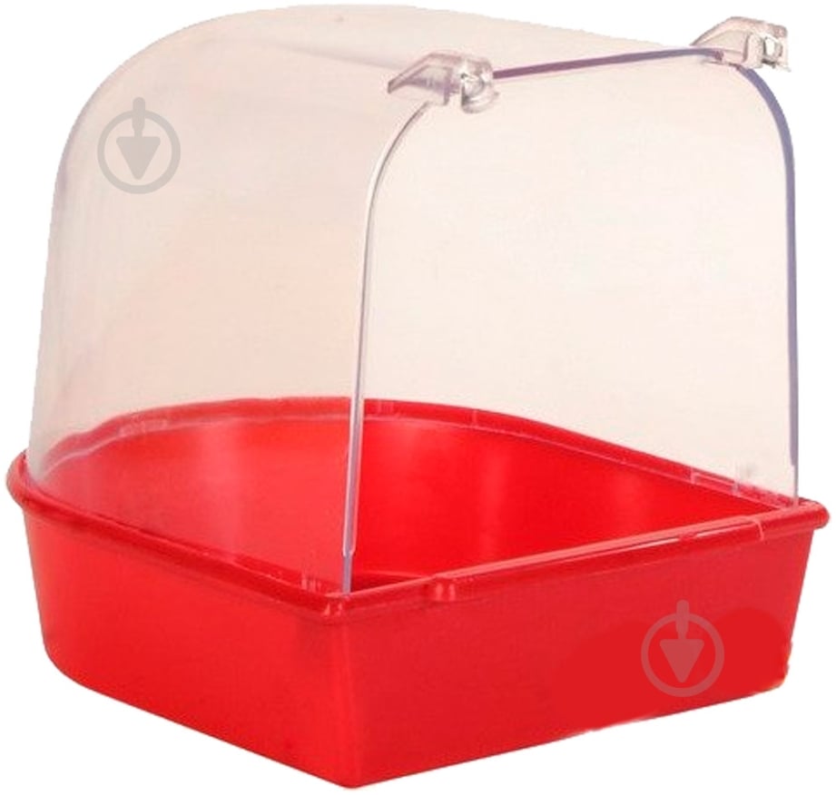 Басейн Trixie 13,5x15x13,5 см червоний - фото 1 Басейн Trixie 13,5x15x13,5 см червоний - фото 1