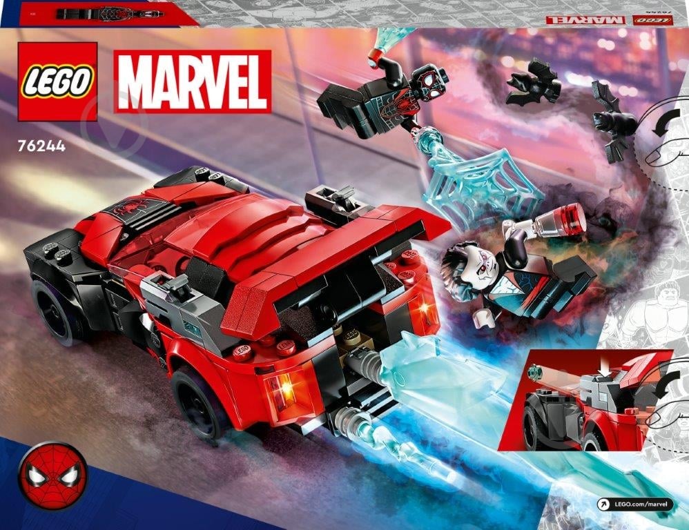 Конструктор LEGO Super Heroes Marvel Майлз Моралес проти Морбіуса 76244 - фото 2