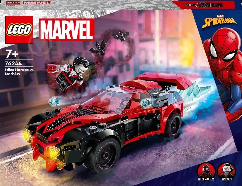 Конструктор LEGO Super Heroes Marvel Майлз Моралес проти Морбіуса 76244 - фото 1