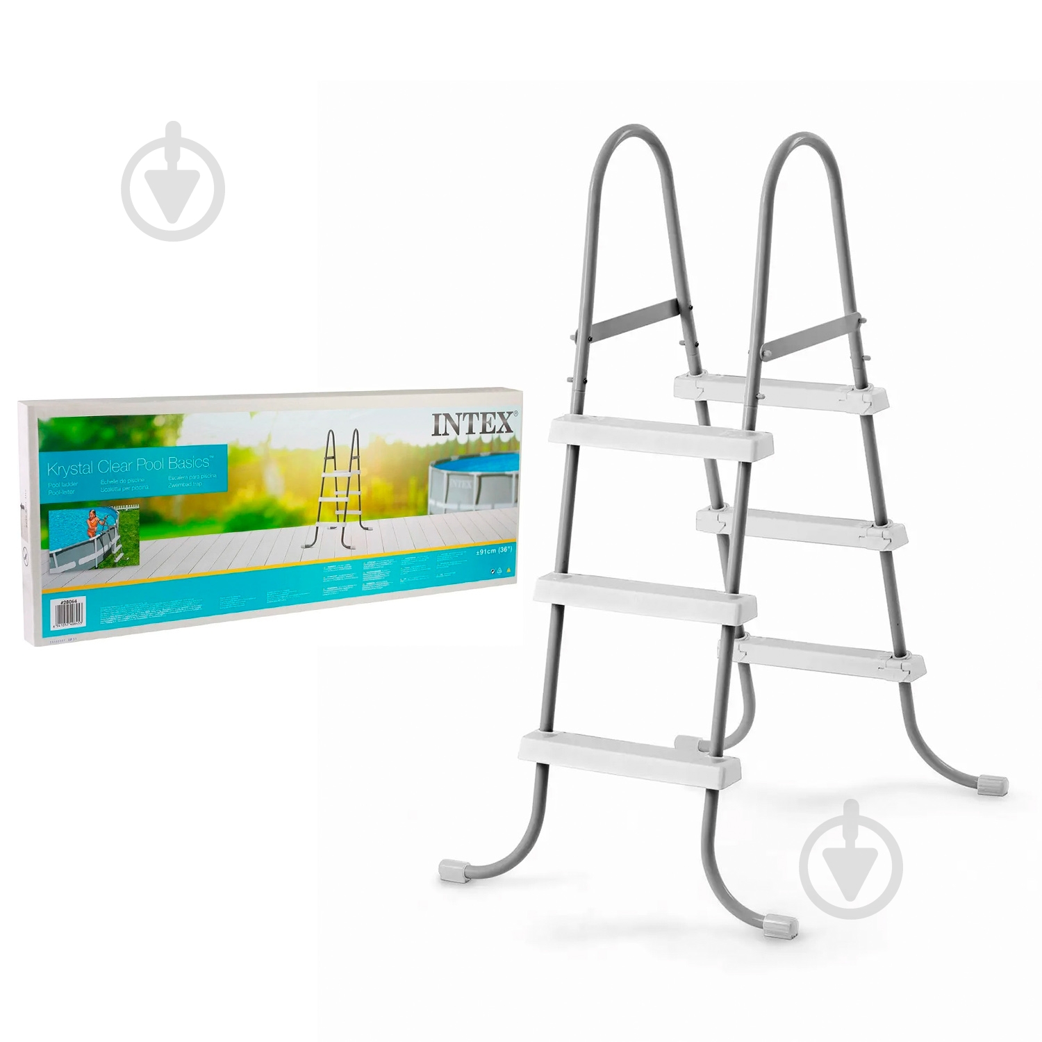 Лестница для бассейна Intex до 91 см 28064 - фото 1