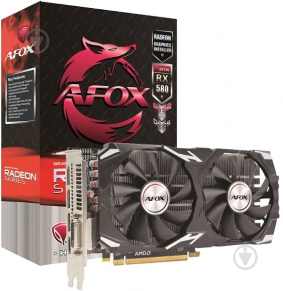 Видеокарта AFOX Radeon RX 580 8GB GDDR5 256bit (AFRX580-8192D5H3-V2) - фото 1