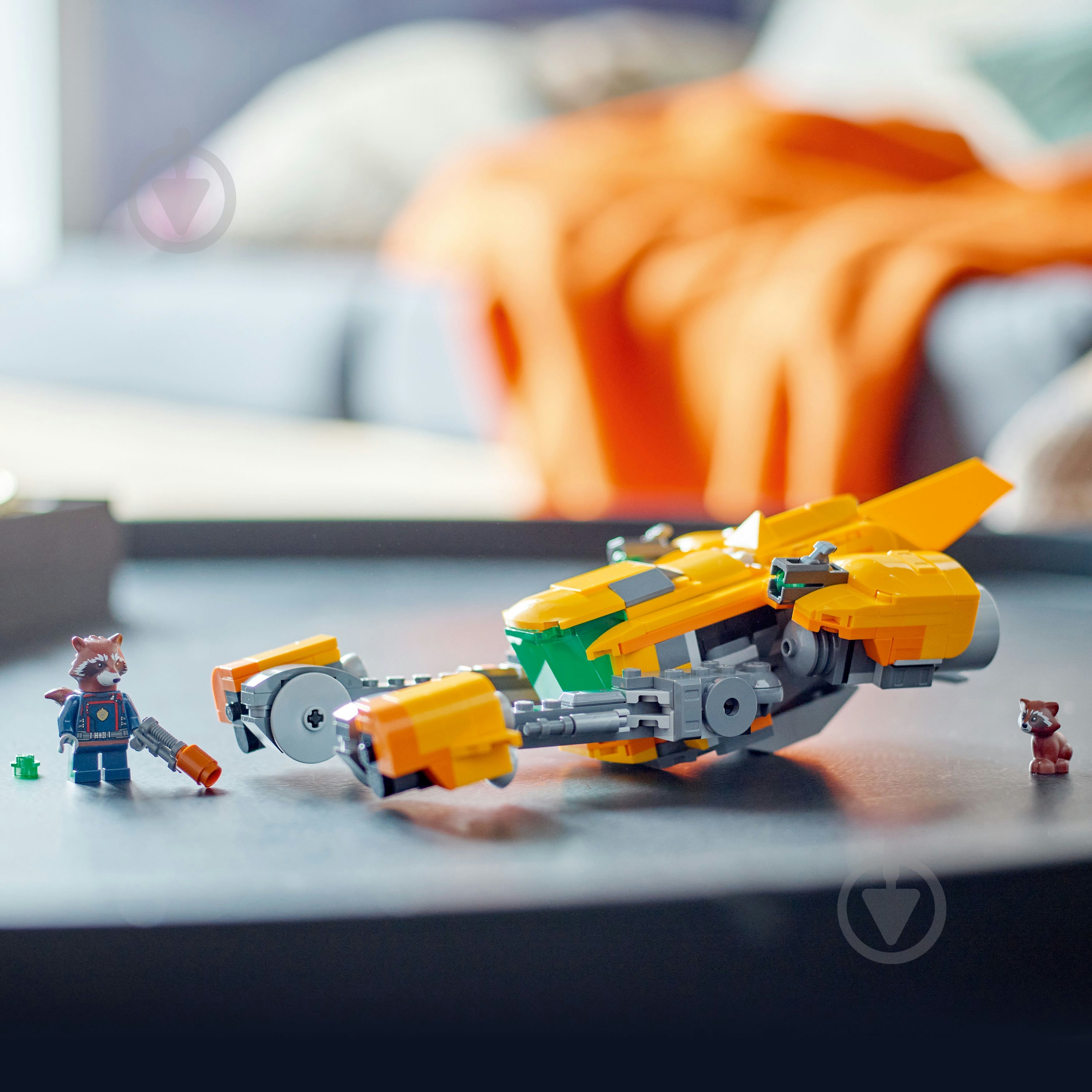 Конструктор LEGO Super Heroes Marvel звездолет малыша Ракеты 76254 - фото 6