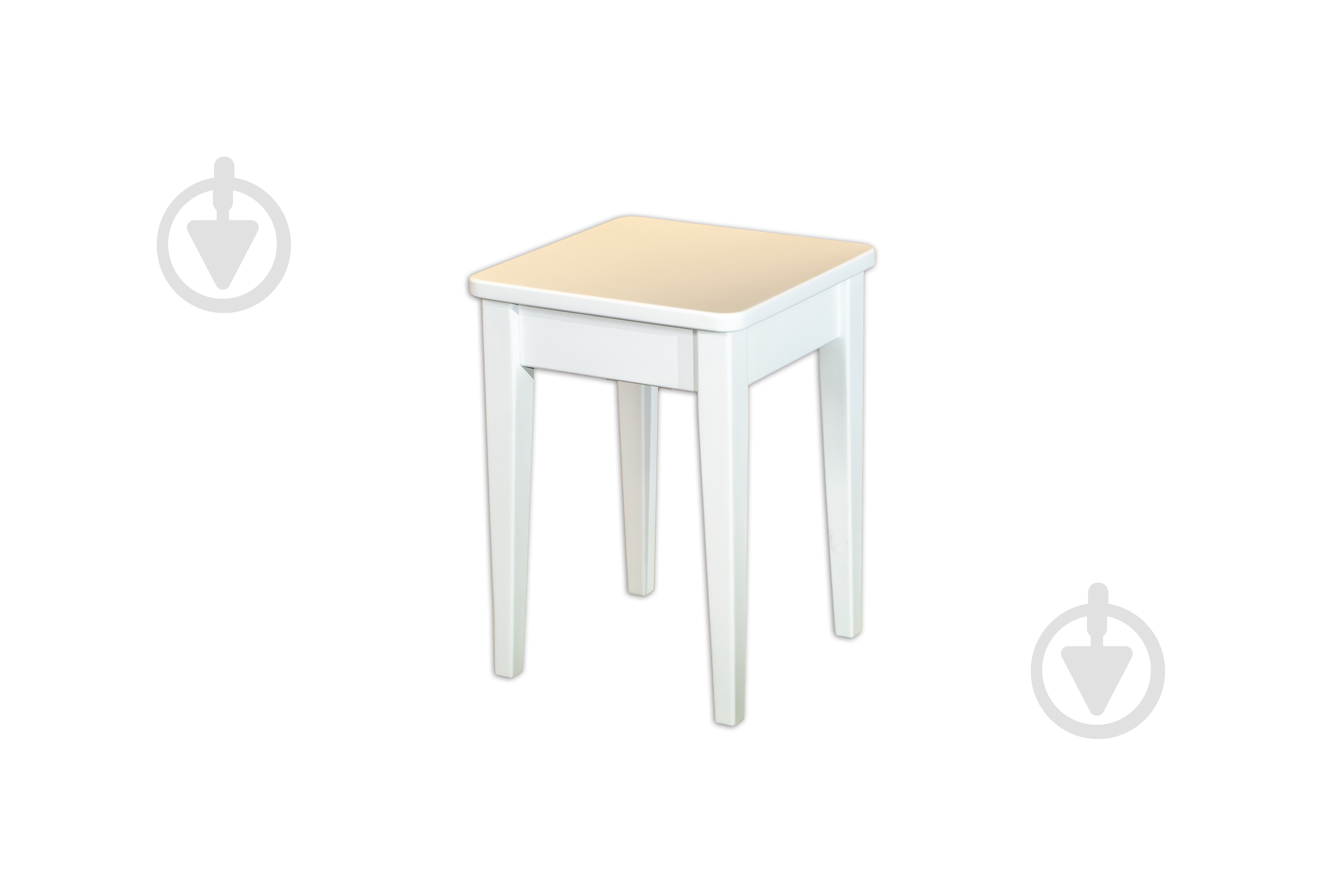 Табурет BOSCO дуб белый / белый - фото 1