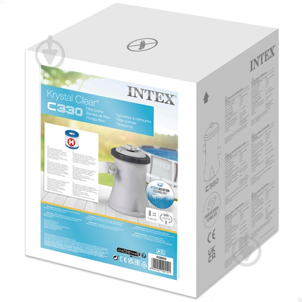 Фильтр-насос для бассейна Intex 28602 1250 л/ч тип H - фото 2
