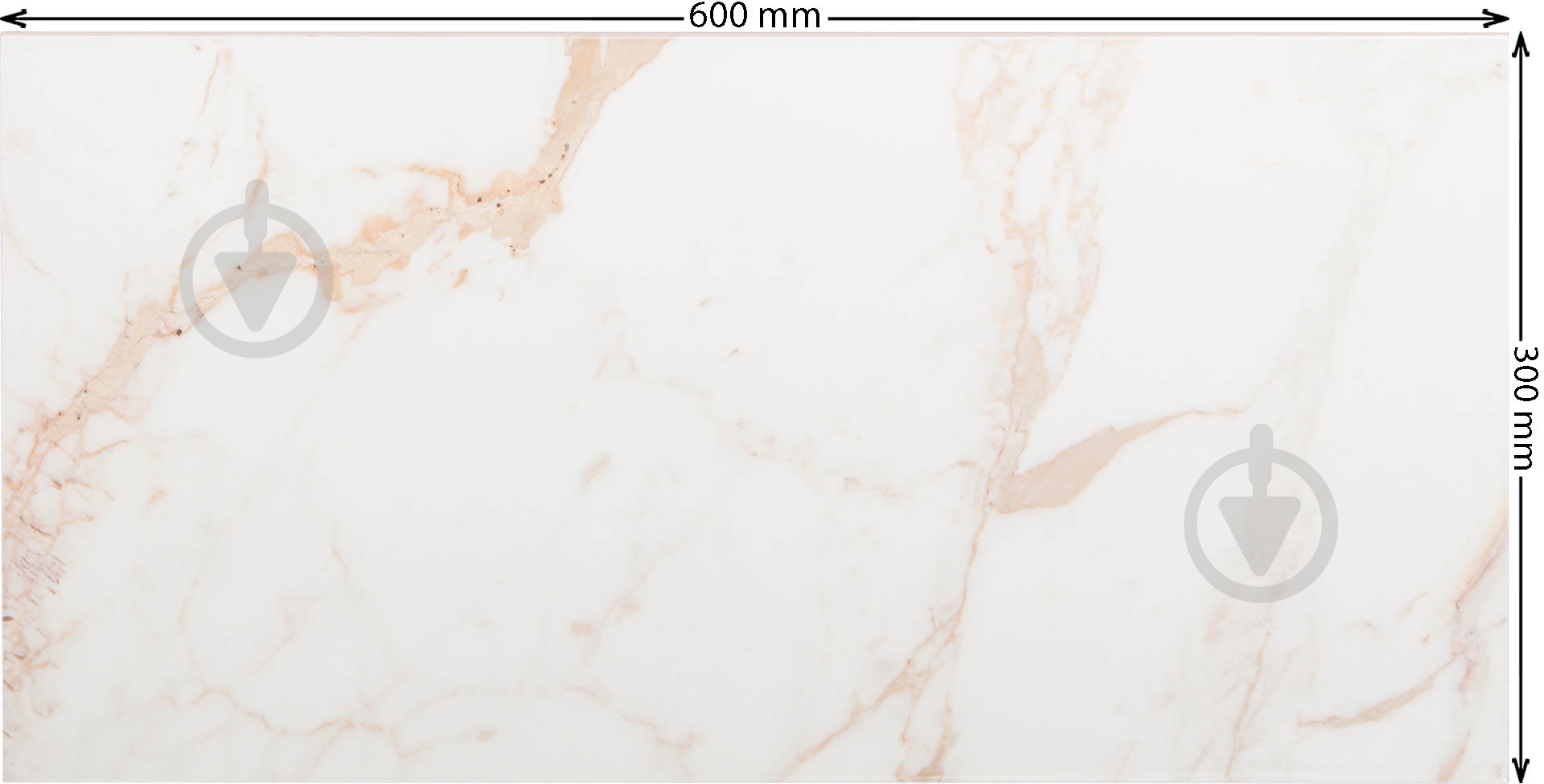 Плитка Golden Tile Saint Laurent white 9А0051 №1 30x60 см - фото 6