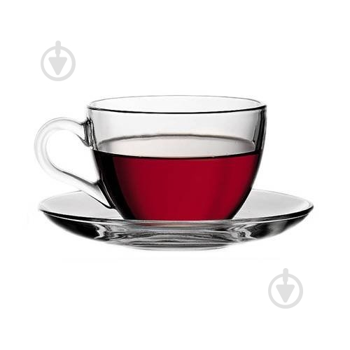 Набор чашек с блюдцами Pasabahce Basic 240 мл 6 шт. - фото 3