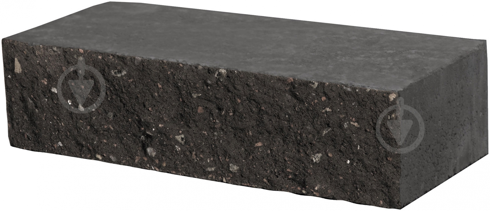 Кирпич Рустик 100x250x65 мм графит ЗЖБК им. С. Ковальской - фото 1