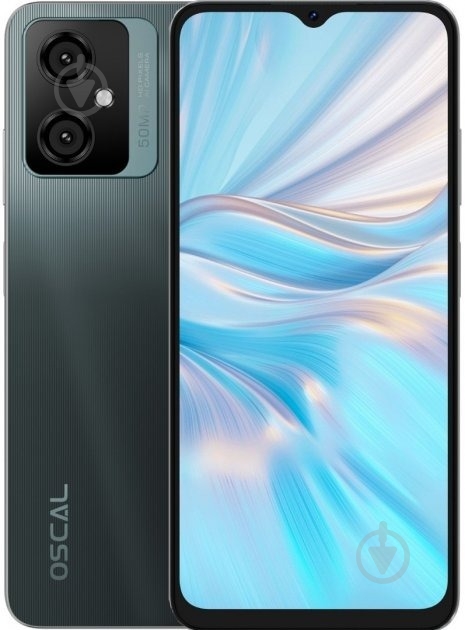 Смартфон Oscal C70 6/128GB shadow grey - фото 1