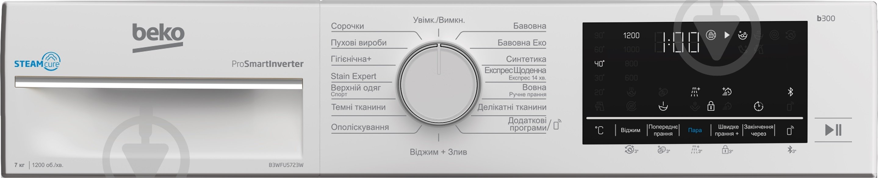 Стиральная машина Beko B3WFU5723W - фото 5