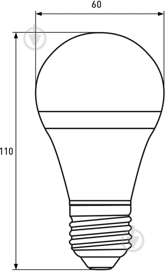 Лампа світлодіодна Eurolamp 12 Вт A60 матова E27 220 В 4000 К LED-A60-12274(turbo) - фото 3