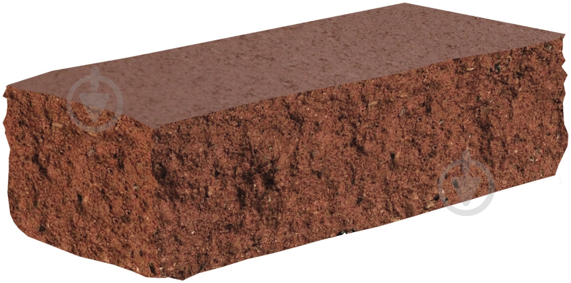 Цегла кутова Рустик 100x225x65 мм вишня ЗЗБК ім. С. Ковальської - фото 1