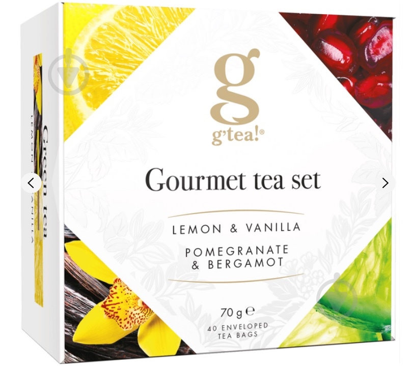 Набор чая Gourmet Tea Set 40 шт. 70 г - фото 1