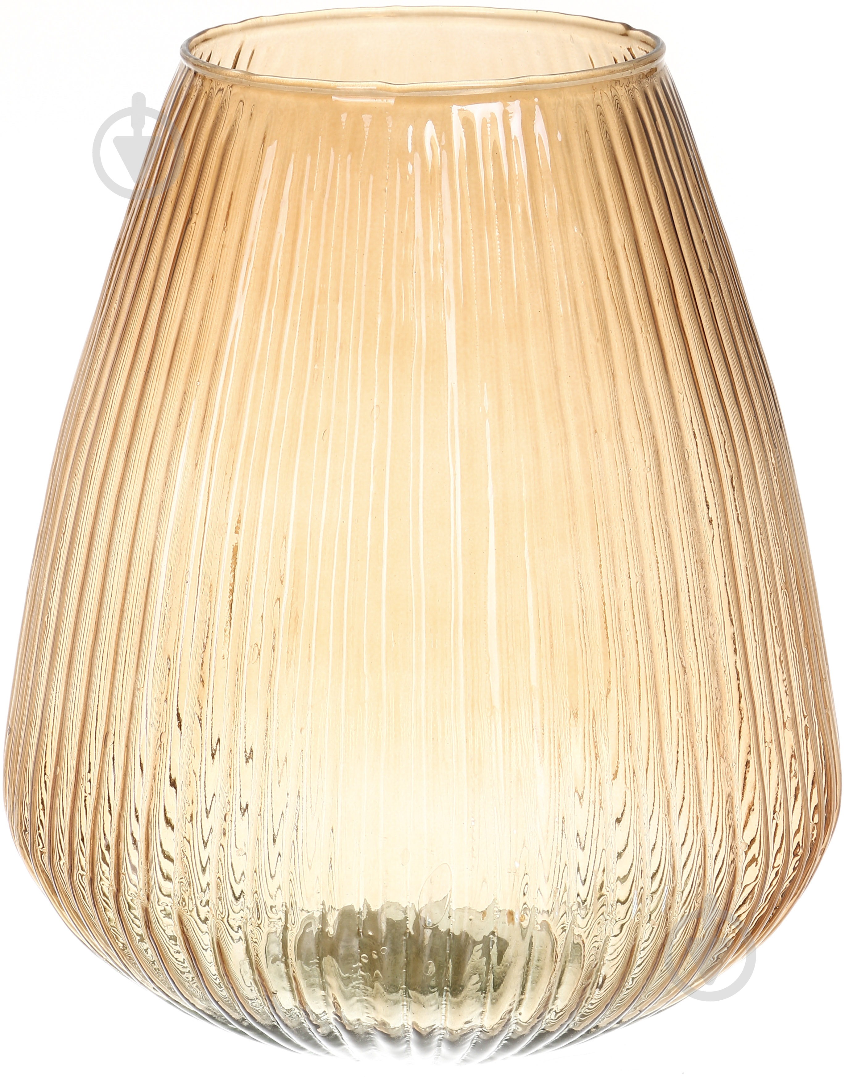 Ваза скляна STRIPES D245 в асортименті 28 см YE1000510 - фото 1