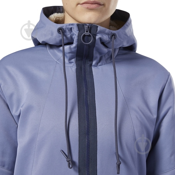 Куртка-парка женская Reebok OW FL PRKA EB6995 р.XS синяя - фото 4 Куртка-парка женская Reebok OW FL PRKA EB6995 р.XS синяя - фото 4