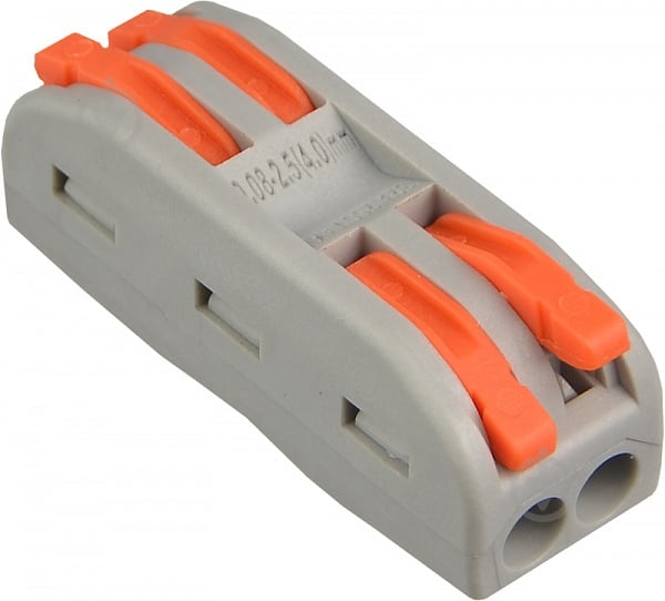 Клеммник соединительный Аско-Укрем PCT-2-2 (уп.-3 шт) оранжевый A0130010141 - фото 1 Клеммник соединительный Аско-Укрем PCT-2-2 (уп.-3 шт) оранжевый A0130010141 - фото 1