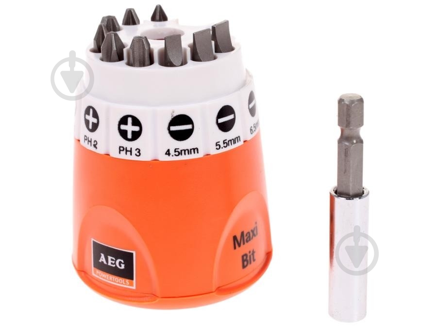 Набор бит AEG Maxi-Bit 10 шт. 4932399493 - фото 2 Набор бит AEG Maxi-Bit 10 шт. 4932399493 - фото 2