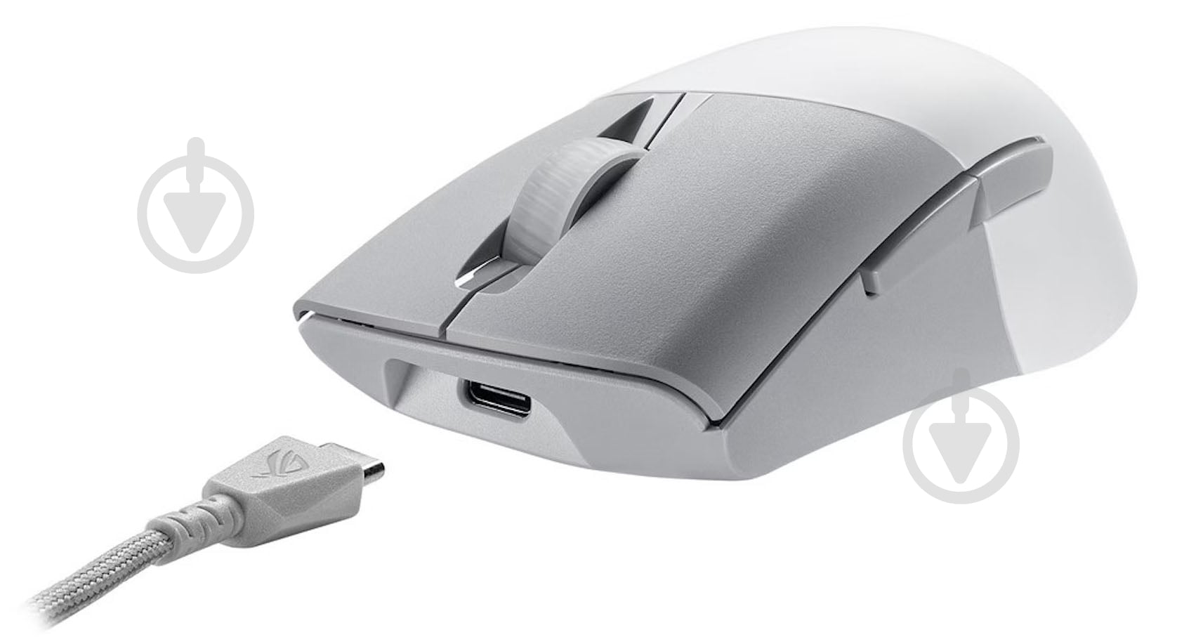 Мышь Asus ROG Keris Wireless AimPoint RGB white (90MP02V0-BMUA10) - фото 4