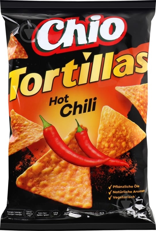 Чипсы Chio Tortillas Перец чили 110 г - фото 1