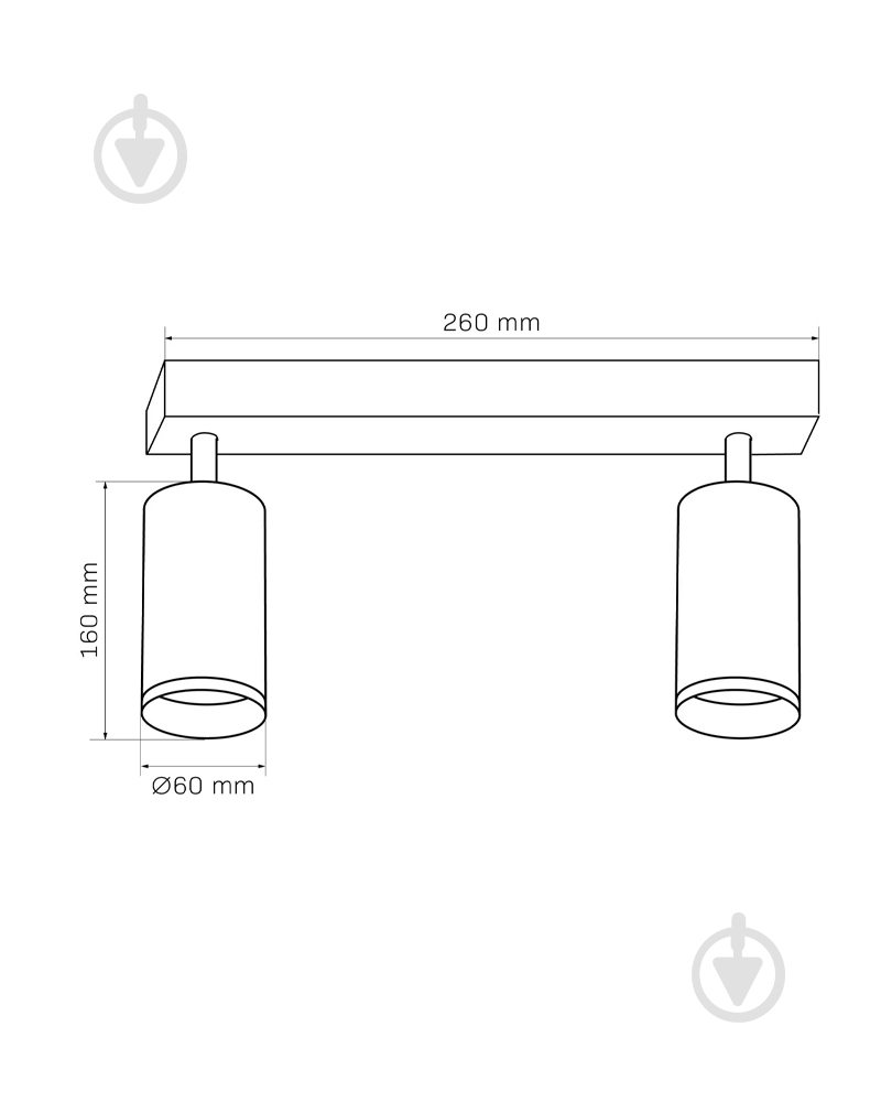 Светильник потолочный Goldlux London 327758 2x10 Вт GU10 белый 327758 - фото 4 Светильник потолочный Goldlux London 327758 2x10 Вт GU10 белый 327758 - фото 4